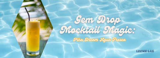 Gem Drop Mocktail Magic: Piña Dream Agua Fresca