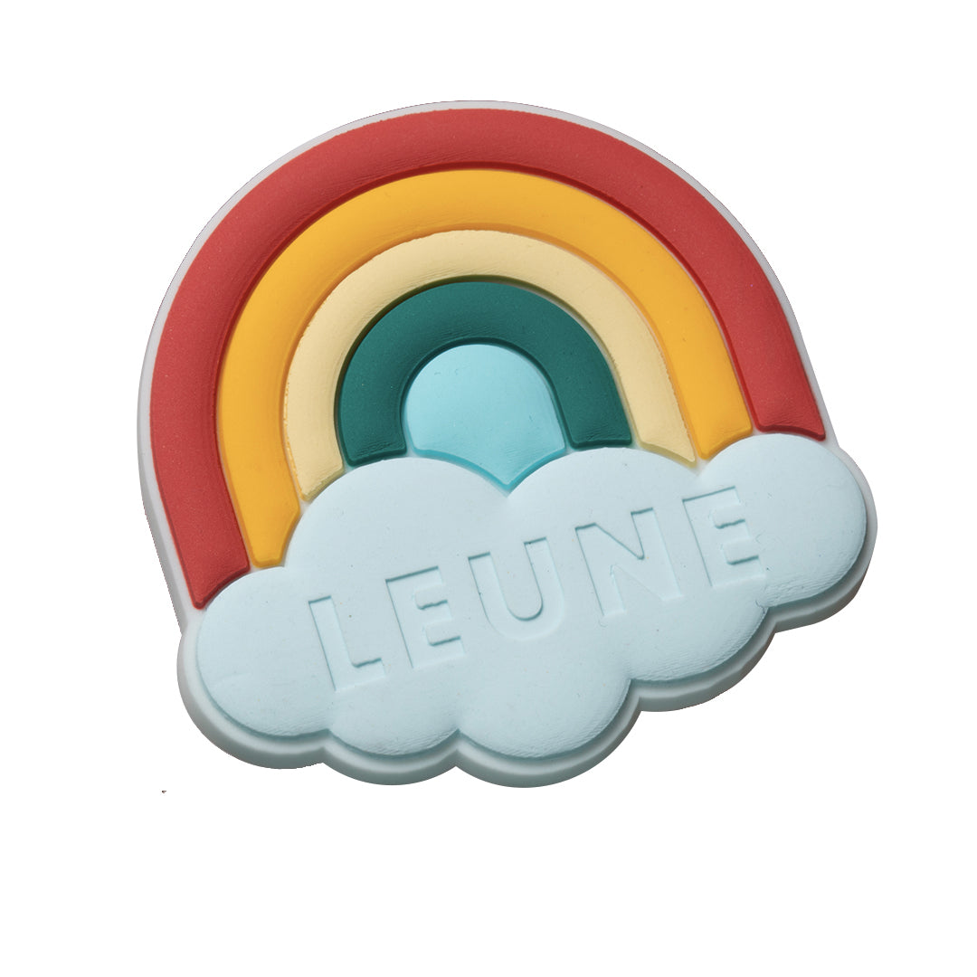 rainbow silicone green blue yellow red cloud LEUNE