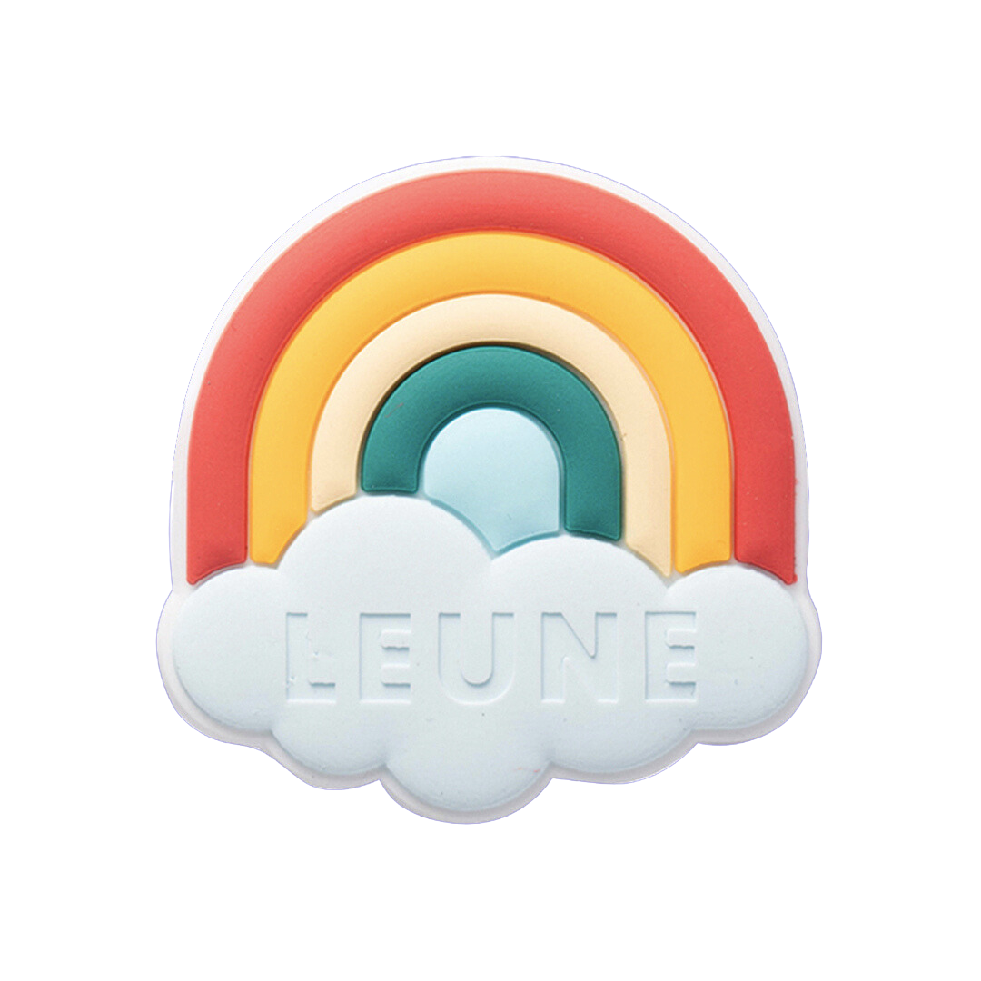 rainbow silicone green blue yellow red cloud LEUNE