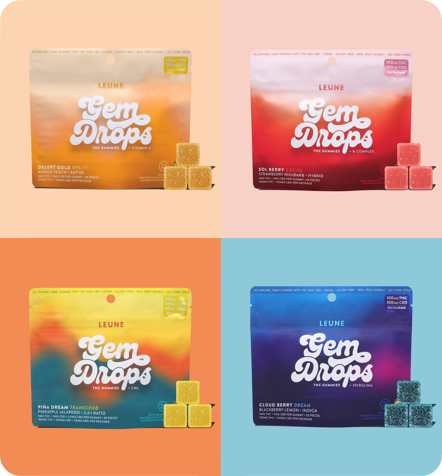 Gem Drops Everything Bundle - LEUNE Lab