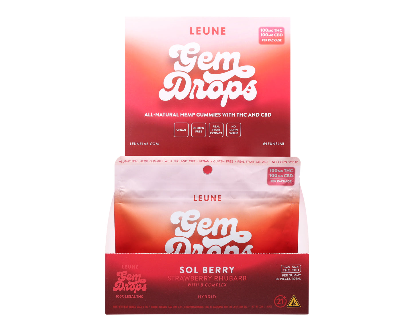 Sol Berry Display 10-Pack - LEUNE Lab