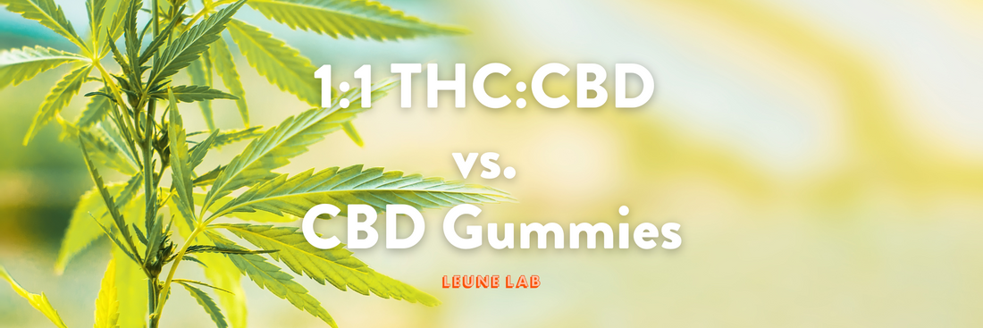 1:1 THC:CBD vs. CBD Gummies