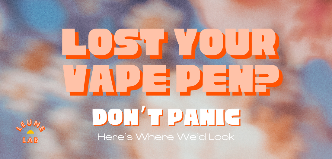 Lost Your Vape Pen? Don't Panic - Here's Where We'd Look