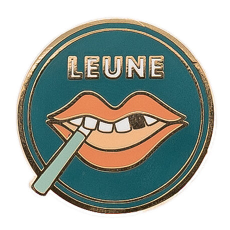 LEUNE Lips Enamel Pin - LEUNE Lab